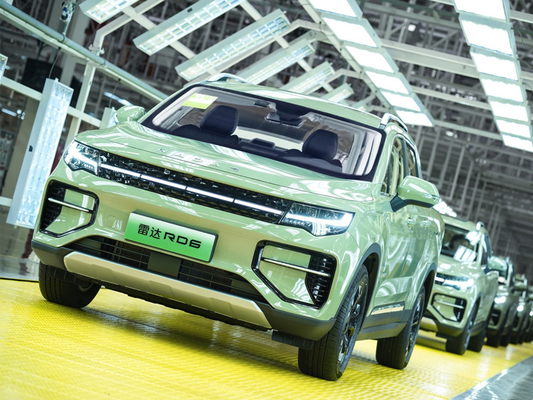 Geely RD6 Pure Electric Pickup Truck 4 portes 5 sièges Structure du corps Système ABS inclus