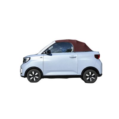 Wuling Mini Cabriolet électrique 4 sièges 925Kg Poids de bordure 2 portes 2 sièges Structure du corps