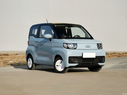 Chery QQ Ice Cream EV Mini voiture électrique 3 portes 4 sièges Vitesse maximale 100 KM/h pour adulte
