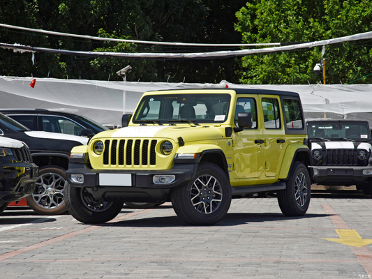 2022 Jeep Wrangler 4 portes 2.0T 4XE Sahara hybride rechargeable jaune fluorescent édition limitée