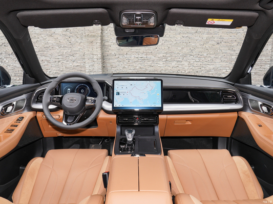 À gauche GAC Trumpchi ES9 PHEV 143KM MAX SUV hybride rechargeable 2.0T SUV à 7 places 2023