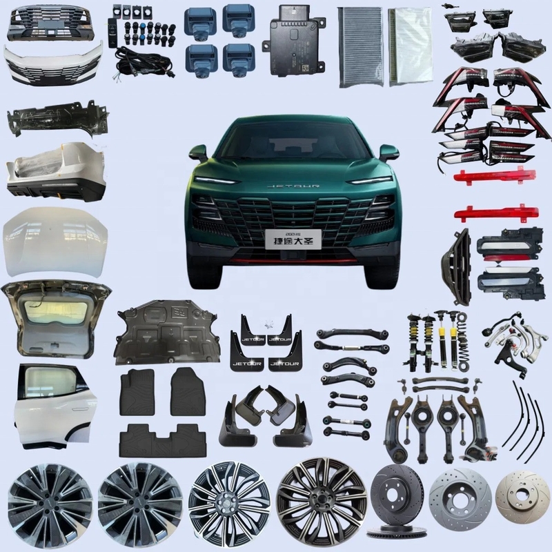 2022- Jetour Dashing Accessoires automobiles Kit de carrosserie Rétroviseur de bord Pare-chocs engrenage Porte-clés pièces détachées