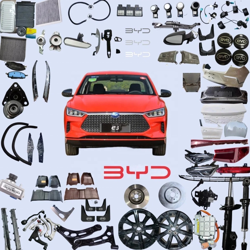 Byd E3 accessoires de voiture 2019- Kit de carrosserie des phares pare-chocs absorbeur de chocs porte pièces détachées