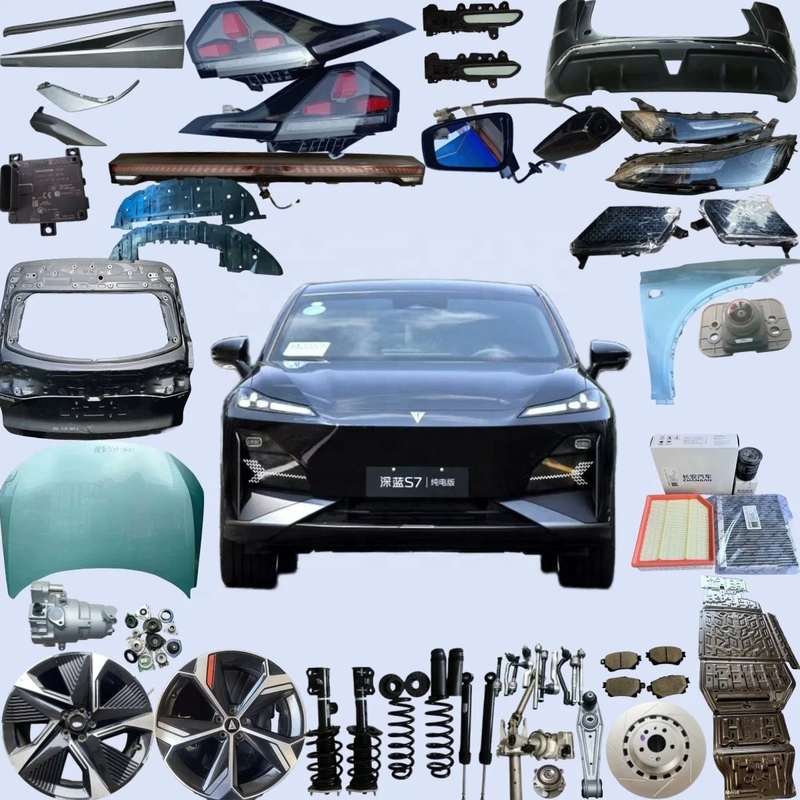 Accessoires de voiture pour Deepal/Shenlan S7 Spoiler Porte lumineuse Filtre à huile Body Kit pare-chocs