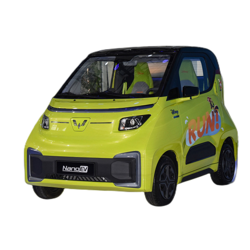 Wuling Nano Nick Ev 2 sièges 4 roues voiture électrique adulte 305km portée charge rapide 4.5H/13.5H