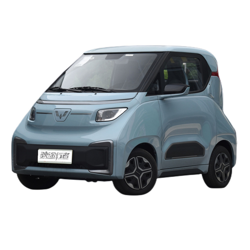 305km Pure Electric Wuling Nano Ev 2 sièges 4 roues Mini E Auto voiture électrique pour adulte