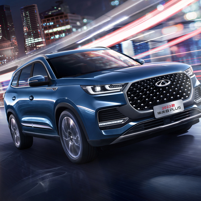 2022 Chery Tiggo8PLUS 4 portes SUV multifonction avec 5 sièges et 200KM vitesse maximale